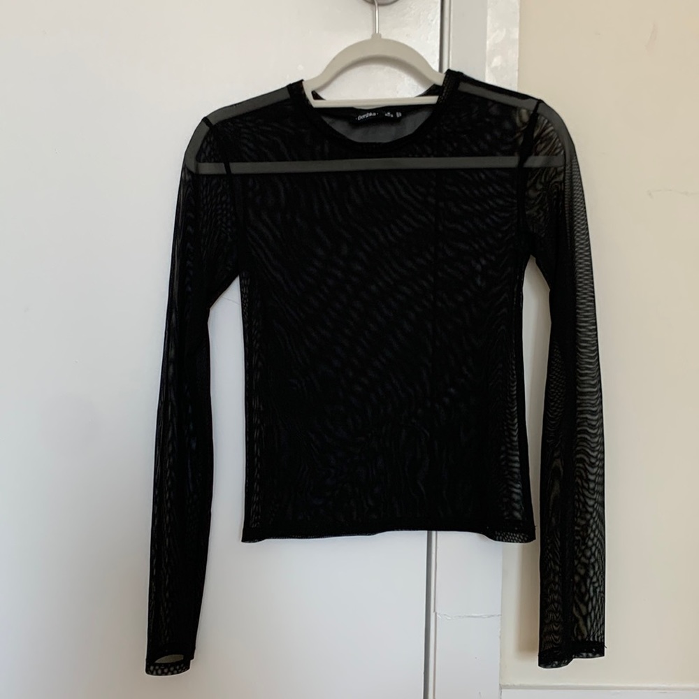 Bershka mesh top